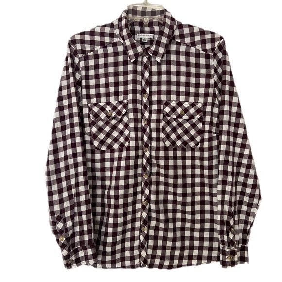 Croft & Barrow Flannel Shirt Cabincore, Normcore, Gorpcore, Coastal Cowgirl - Picture 1 of 9